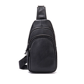 Shoulder Bag Masculina Transversal em Couro