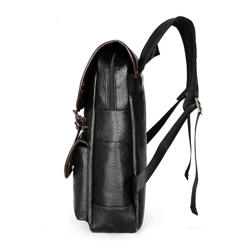 Mochila de Couro Nobre Estilo Vintage - Weixier