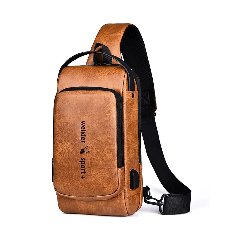 bolsa transversal masculina, bolsa transversal masculina de couro