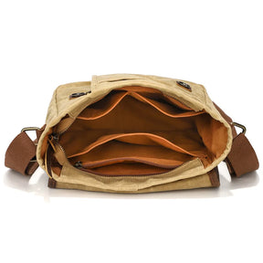 Bolsa Masculina De Couro Envelhecido - Weixier