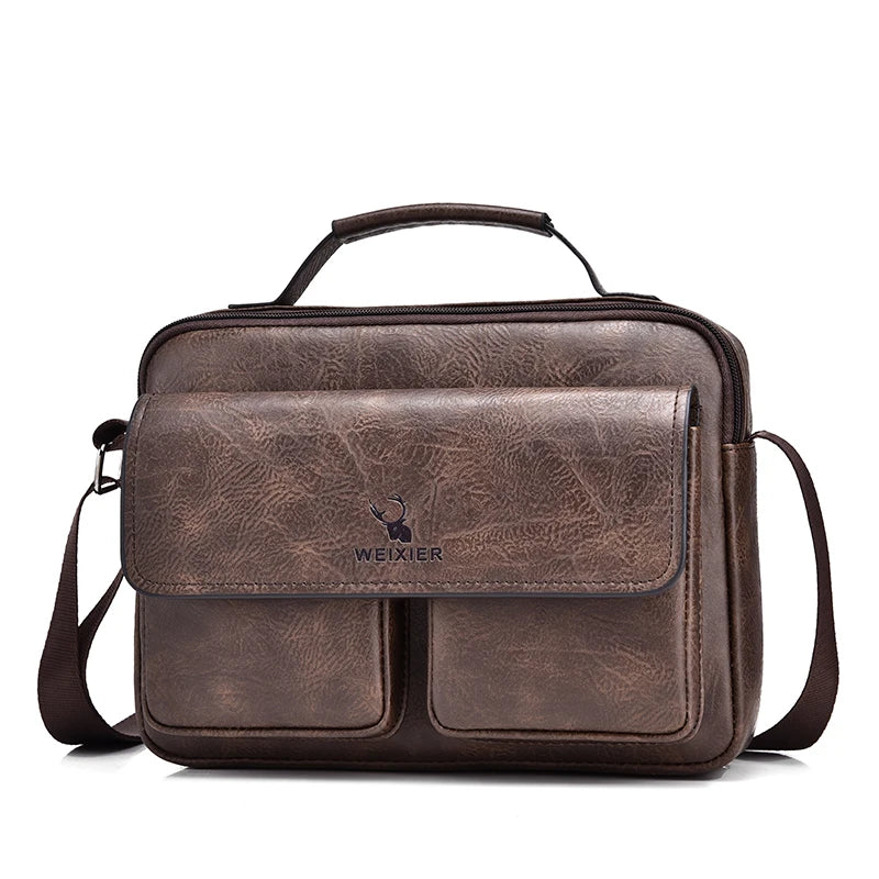 Bolsa Carteiro Masculina marrom